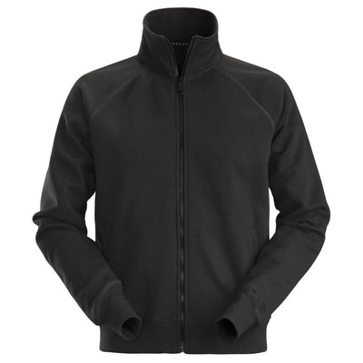 Snickers 2886 AllroundWork Full Zip Sweatshirt Jacket Black Main #colour_black