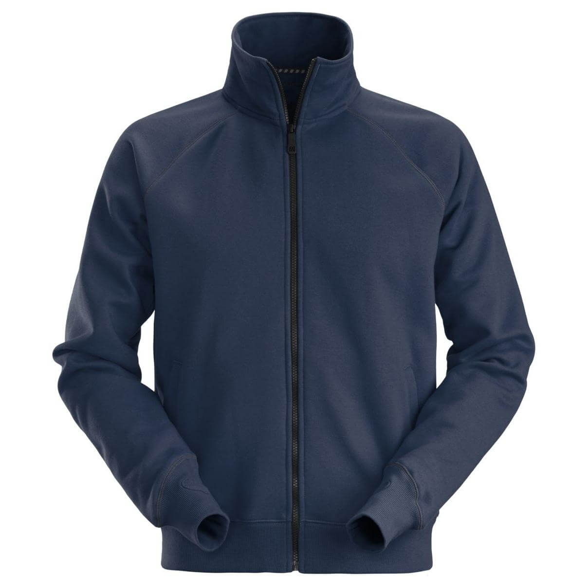Snickers 2886 AllroundWork Full Zip Sweatshirt Jacket Navy Main #colour_navy