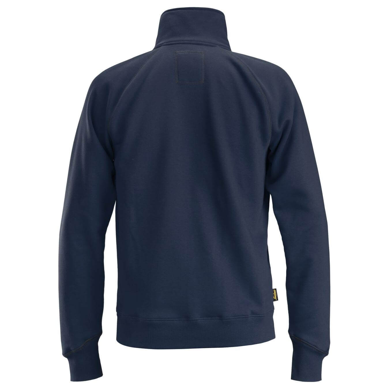 Snickers 2886 AllroundWork Full Zip Sweatshirt Jacket Navy back #colour_navy