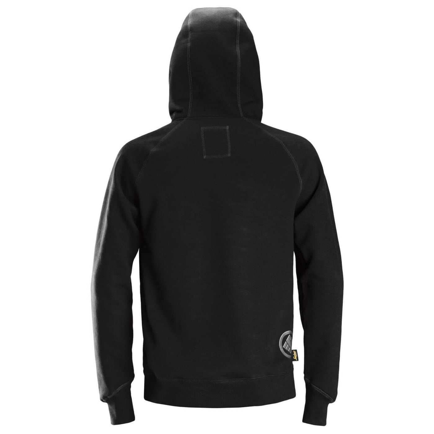 Snickers 2889 AllroundWork Logo Hoodie Black back #colour_black