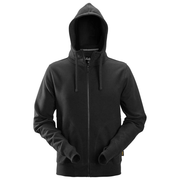 Snickers 2890 AllroundWork Hoodie Full Zip Black Main #colour_black