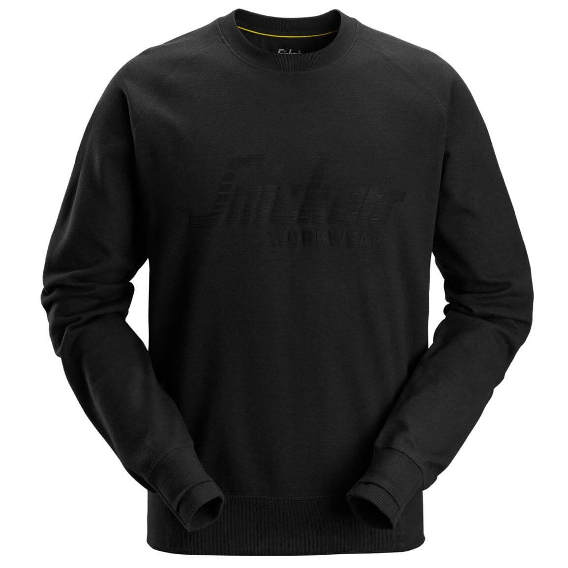 Snickers 2892 Logo Sweatshirt Black Main #colour_black