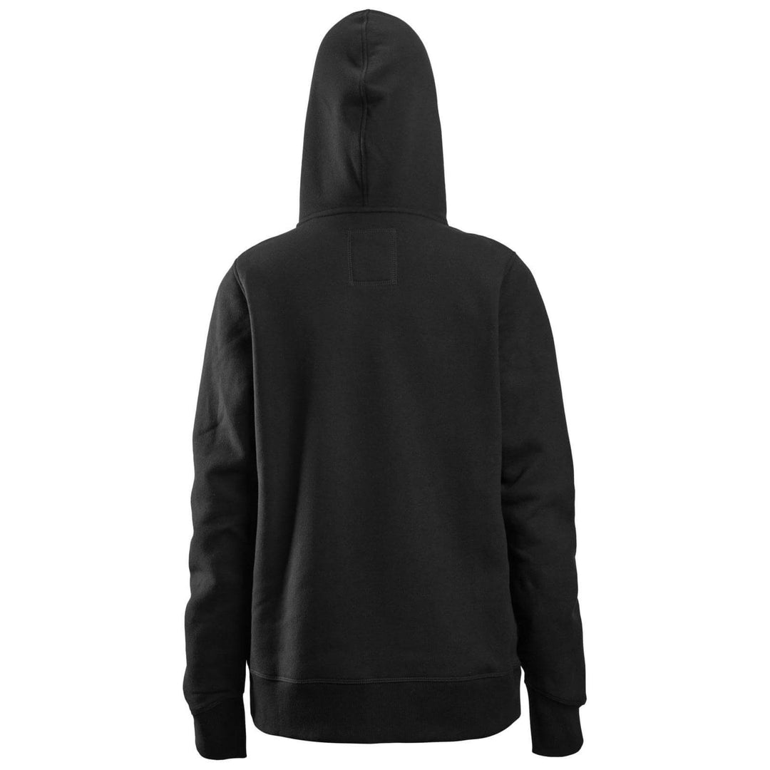 Snickers 2897 AllroundWork Womens Full Zip Hoodie Black back #colour_black