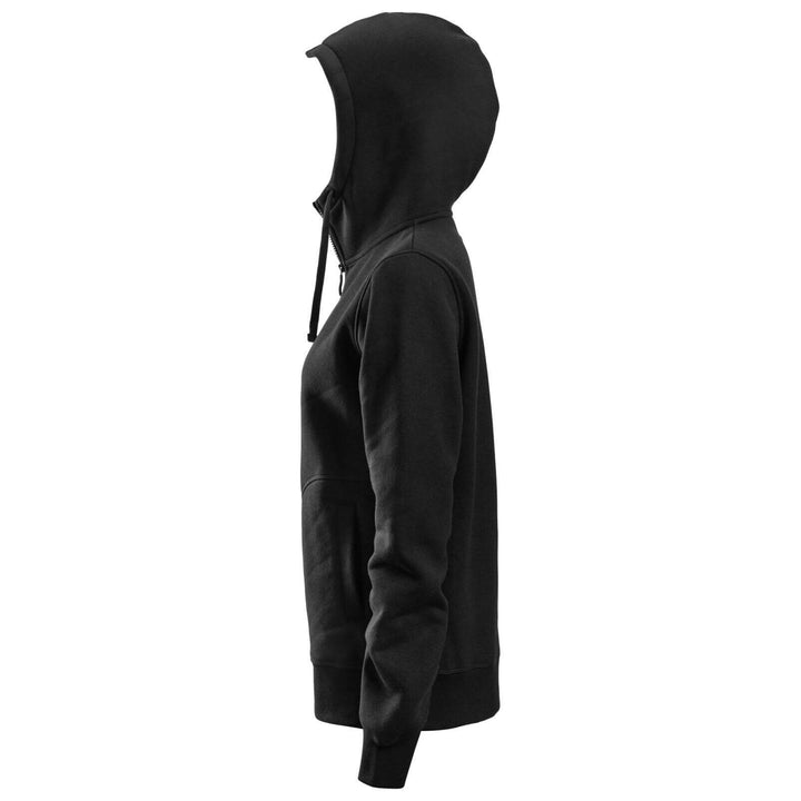 Snickers 2897 AllroundWork Womens Full Zip Hoodie Black left #colour_black