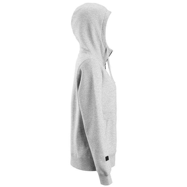 Snickers 2897 AllroundWork Womens Full Zip Hoodie Grey Melange right #colour_grey-melange