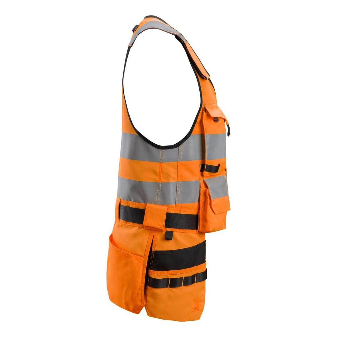 Snickers 4230 Hi Vis Tool Vest Class 1 Hi Vis Orange Black right #colour_hi-vis-orange-black