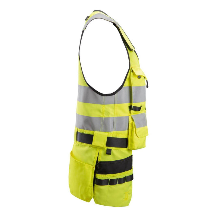 Snickers 4230 Hi Vis Tool Vest Class 1 Hi Vis Yellow Black right #colour_hi-vis-yellow-black