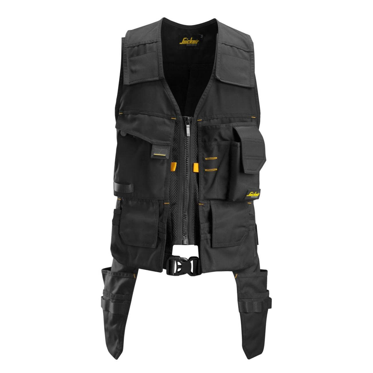 Snickers 4250 AllroundWork Tool Vest Black Black Main #colour_black-black