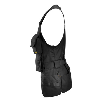 Snickers 4250 AllroundWork Tool Vest Black Black left #colour_black-black
