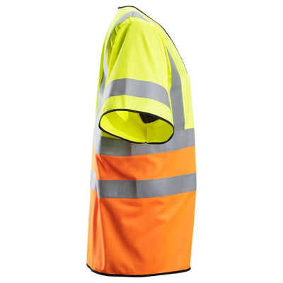 Snickers 4361 ProtecWork FR Hi Vis Vest Class 3 2 Hi Vis Yellow Hi Vis Orange right #colour_hi-vis-yellow-hi-vis-orange
