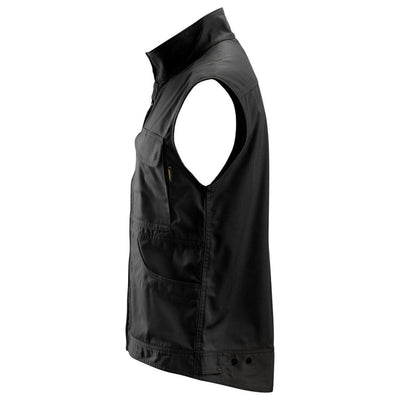 Snickers 4373 Service Vest Black left #colour_black