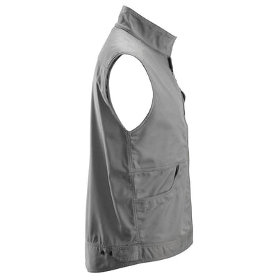 Snickers 4373 Service Vest Grey right #colour_grey