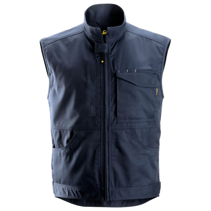 Snickers 4373 Service Vest Navy Main #colour_navy