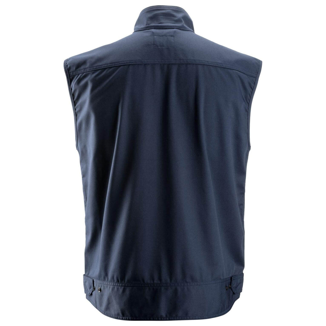 Snickers 4373 Service Vest Navy back #colour_navy