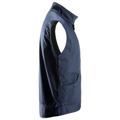 Snickers 4373 Service Vest Navy right #colour_navy