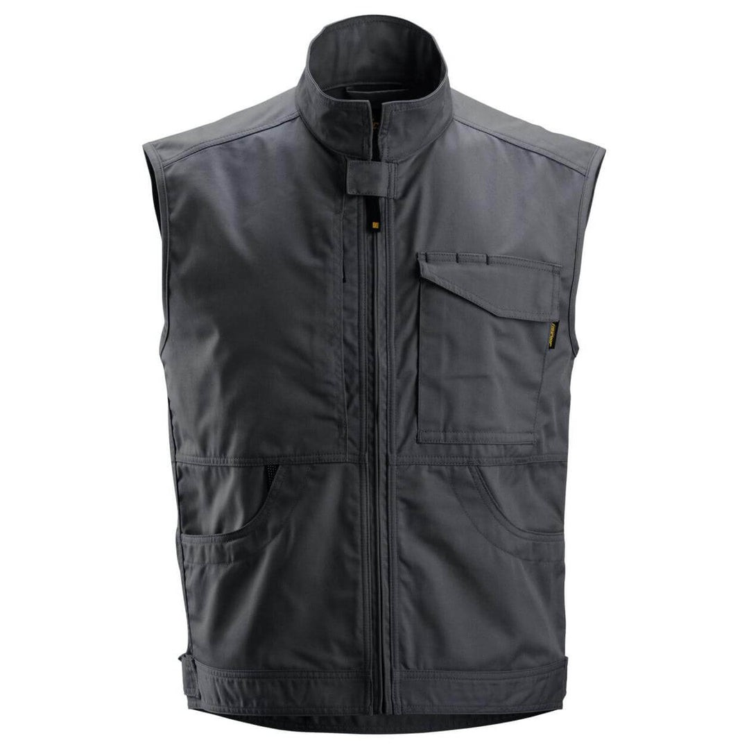 Snickers 4373 Service Vest Steel Grey Main #colour_steel-grey