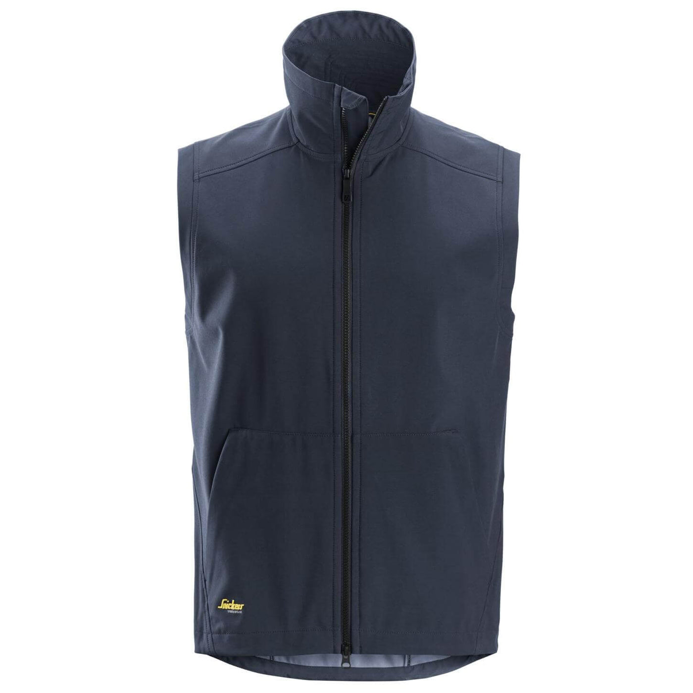 Snickers 4505 AllroundWork Windproof Soft Shell Vest Navy Main #colour_navy