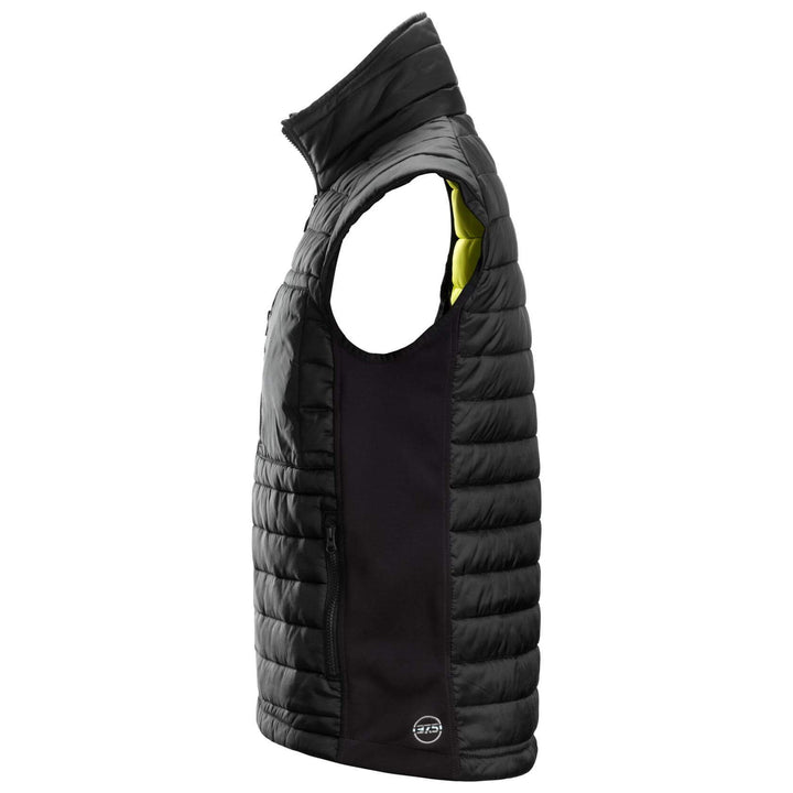 Snickers 4512 AllroundWork 37.5 Insulator Vest Black Black left #colour_black-black