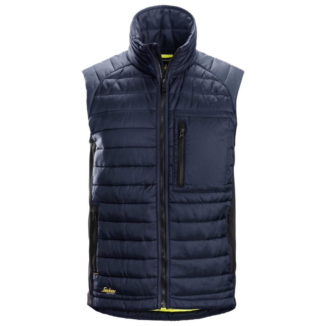 Snickers 4512 AllroundWork 37.5 Insulator Vest Navy Black Main #colour_navy-black