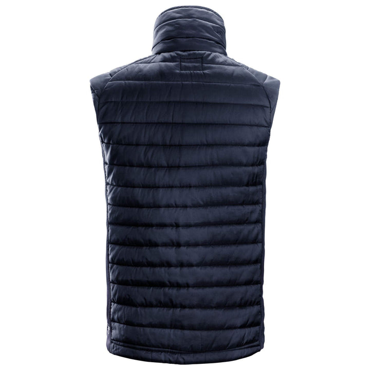 Snickers 4512 AllroundWork 37.5 Insulator Vest Navy Black back #colour_navy-black