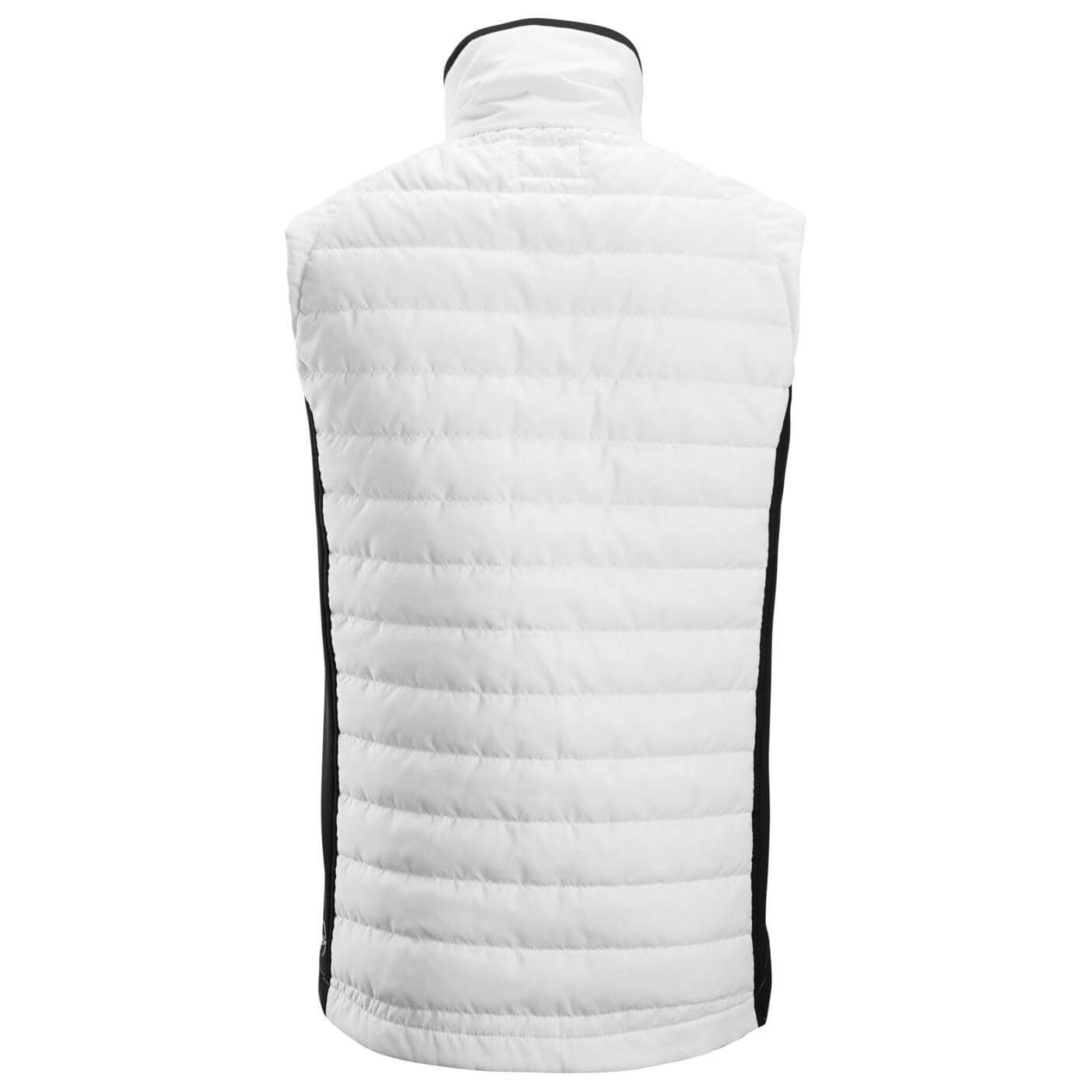 Snickers 4512 AllroundWork 37.5 Insulator Vest White Black back #colour_white-black