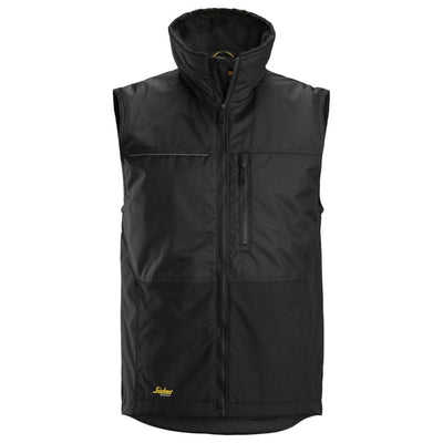 Snickers 4548 AllroundWork Winter Vest Black Black Main #colour_black-black