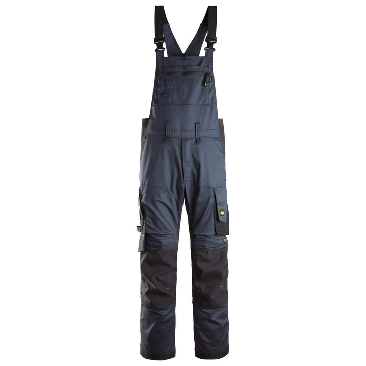 Snickers 6051 AllroundWork Stretch Bib and Brace Trousers Navy Black Main #colour_navy-black