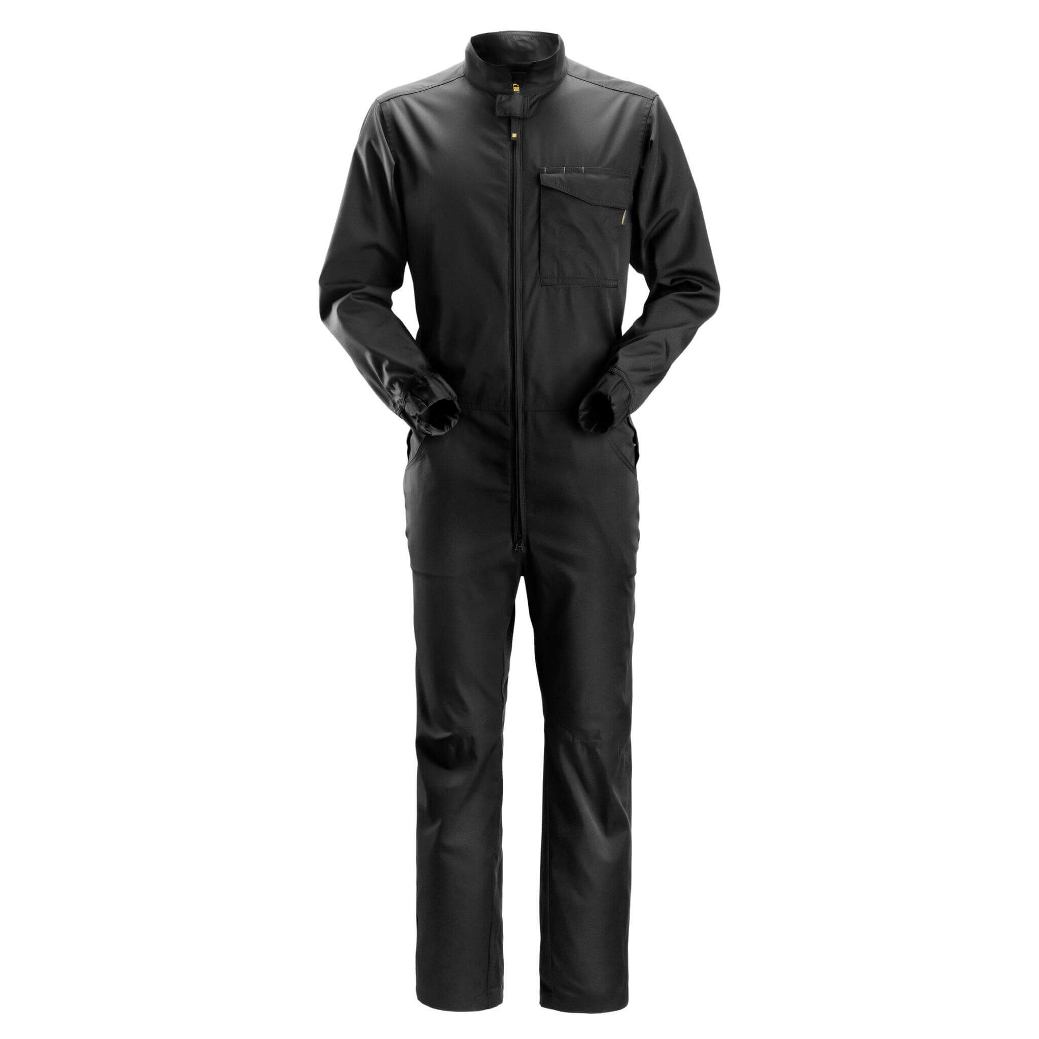 Snickers 6073 Service Overall Black Main #colour_black