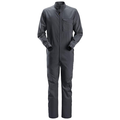 Snickers 6073 Service Overall Steel Grey Main #colour_steel-grey