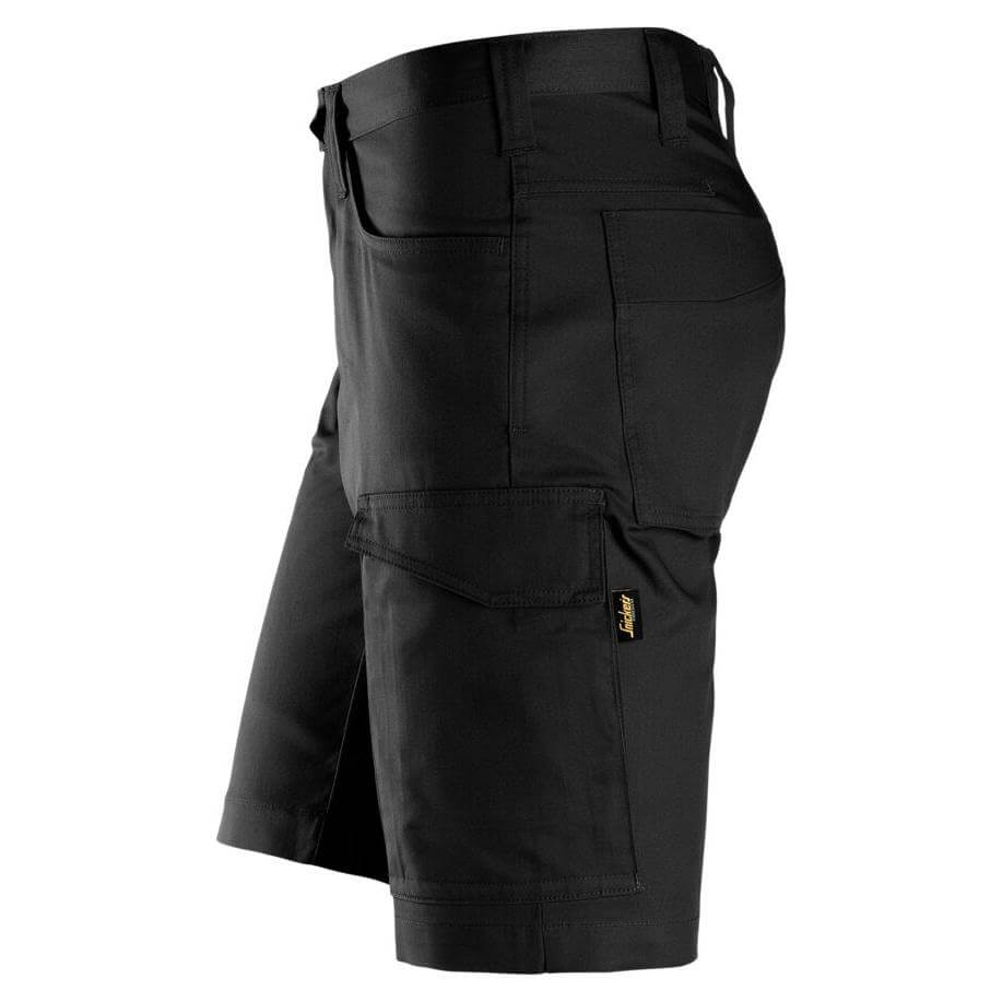 Snickers 6100 Service Shorts Black left #colour_black