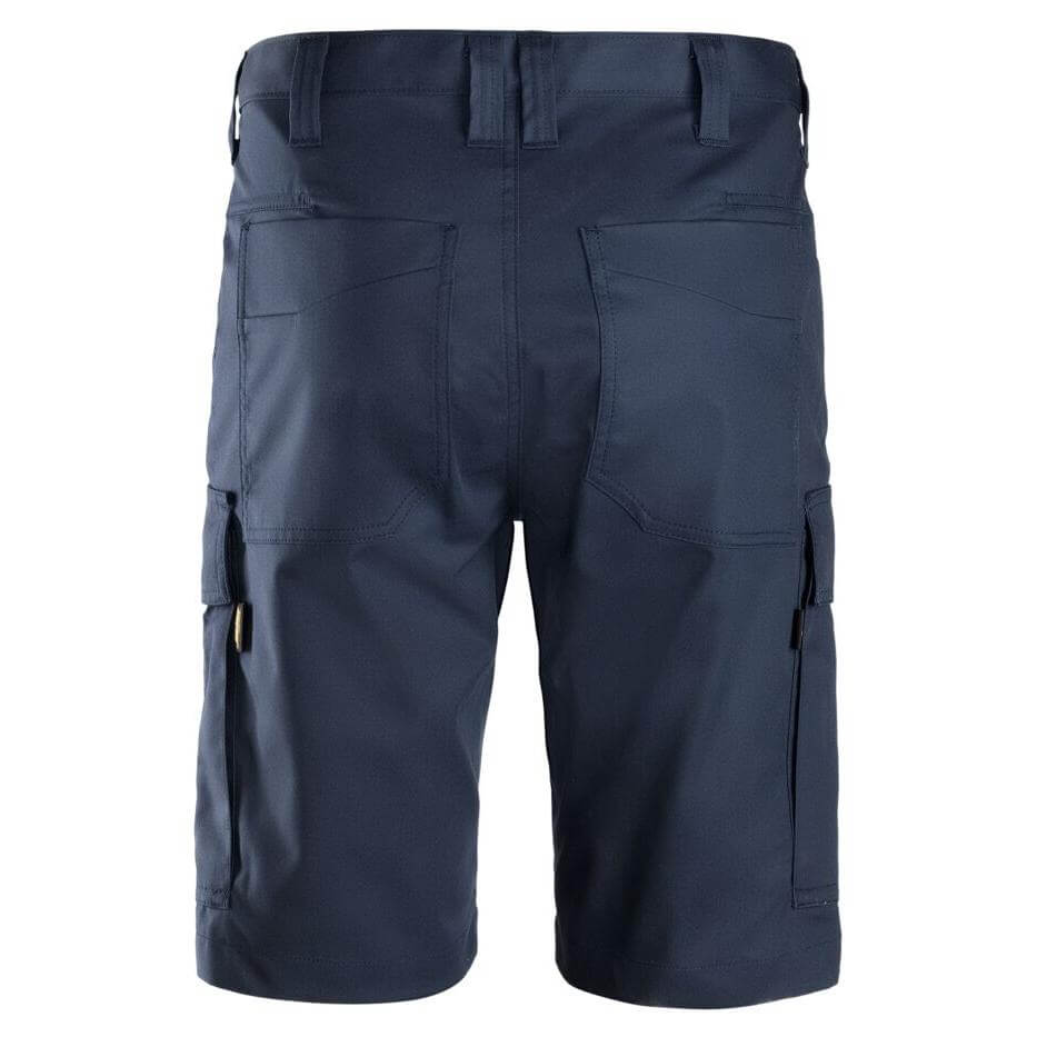 Snickers 6100 Service Shorts Navy back #colour_navy
