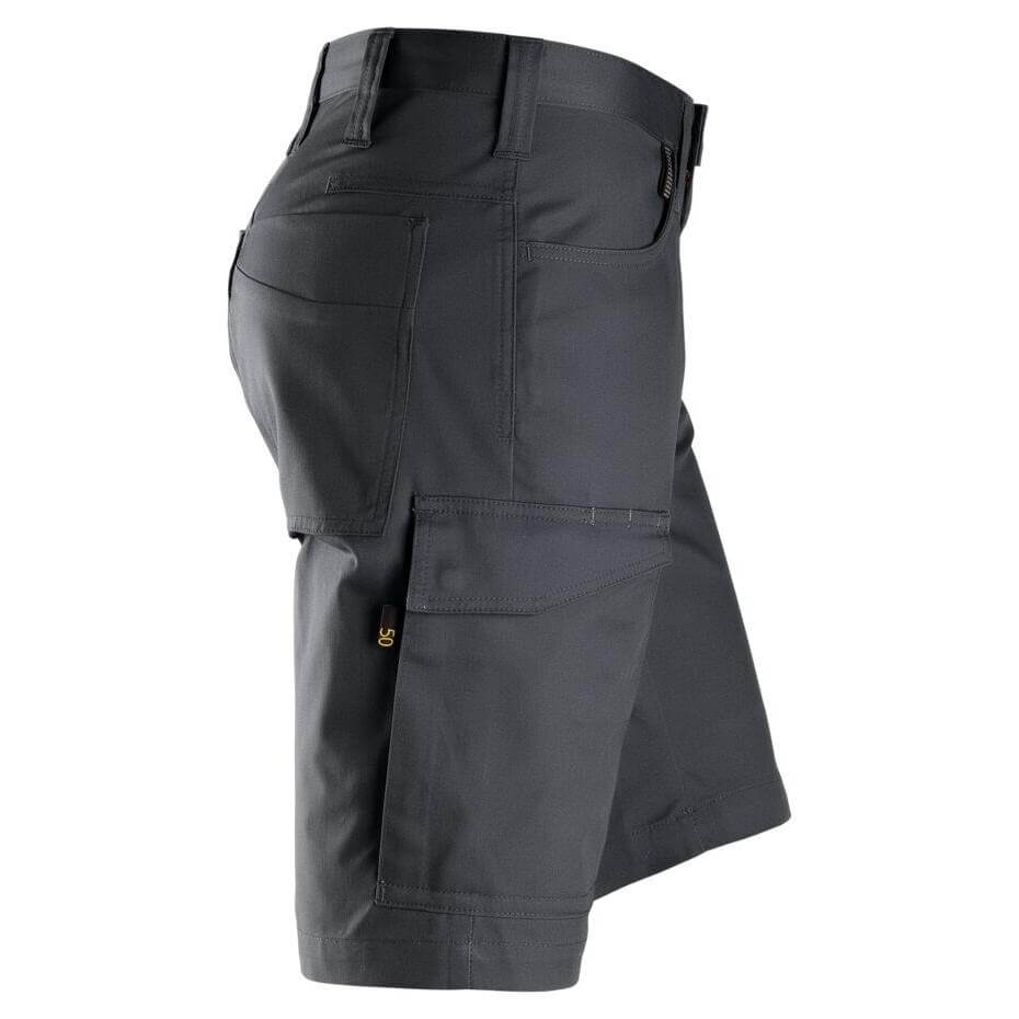Snickers 6100 Service Shorts Steel Grey right #colour_steel-grey