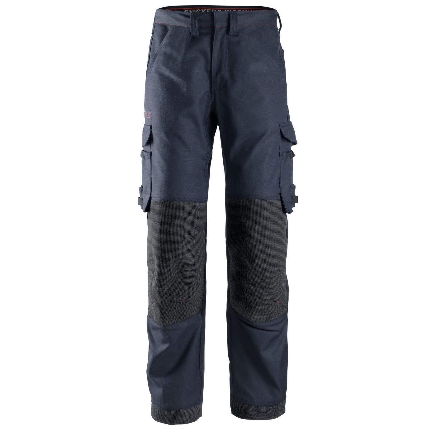 Snickers 6362 ProtecWork Work Trousers Equal Leg Pockets Navy Main #colour_navy