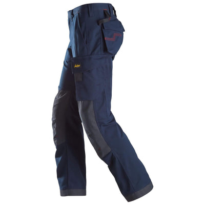 Snickers 6386 ProtecWork Arc Protection Work Trousers Navy left #colour_navy