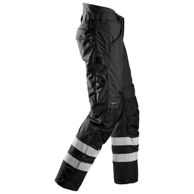 Snickers 6619 AllroundWork 37.5 Insulated Lined Trousers Black Black right #colour_black-black