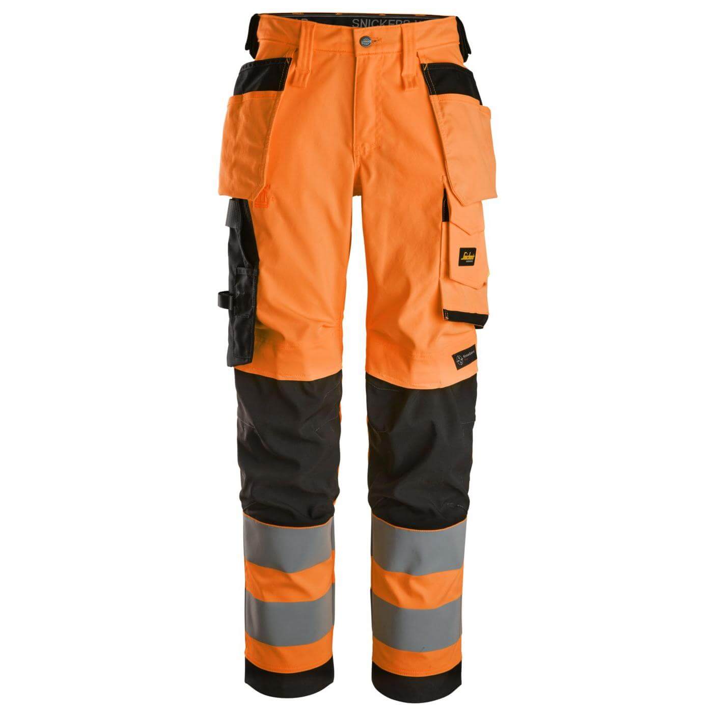 6743 Postcode Snickers 6743 Hi Vis Women's Slim Fit Stretch Trousers Holster Pockets
