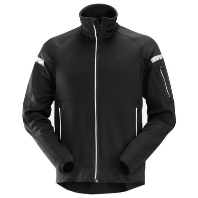 Snickers 8004 AllroundWork 37.5 Fleece Jacket Black Main #colour_black