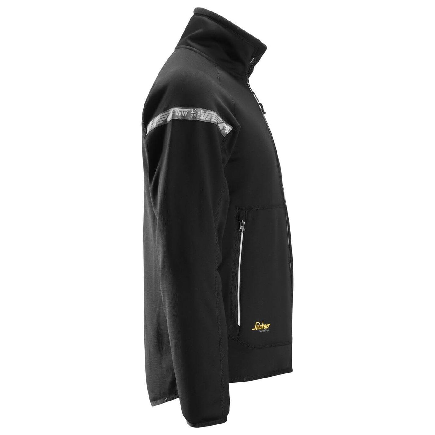 Snickers 8004 AllroundWork 37.5 Fleece Jacket Black right #colour_black
