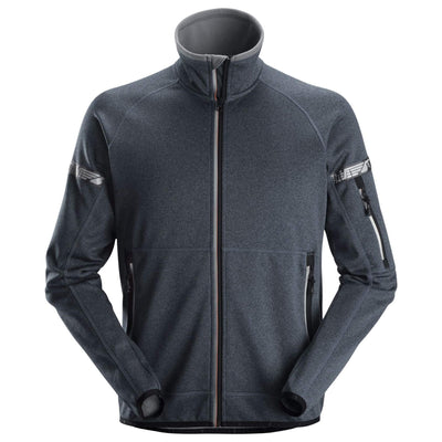 Snickers 8004 AllroundWork 37.5 Fleece Jacket Steel Grey Main #colour_steel-grey