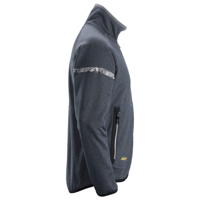 Snickers 8004 AllroundWork 37.5 Fleece Jacket Steel Grey right #colour_steel-grey