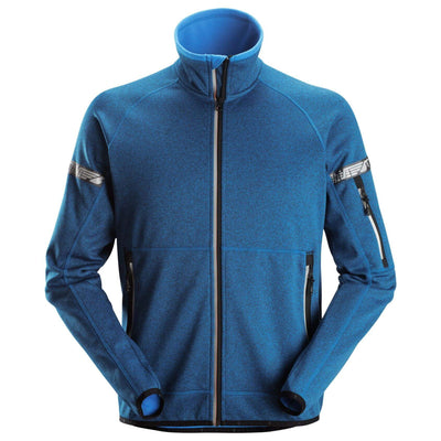 Snickers 8004 AllroundWork 37.5 Fleece Jacket True Blue Main #colour_true-blue