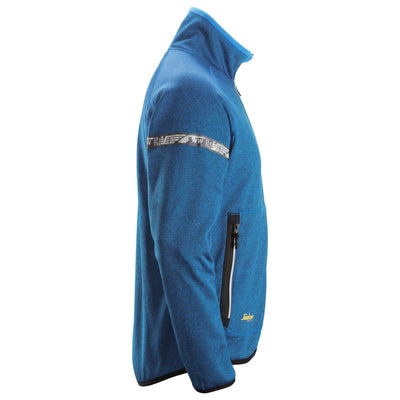 Snickers 8004 AllroundWork 37.5 Fleece Jacket True Blue right #colour_true-blue