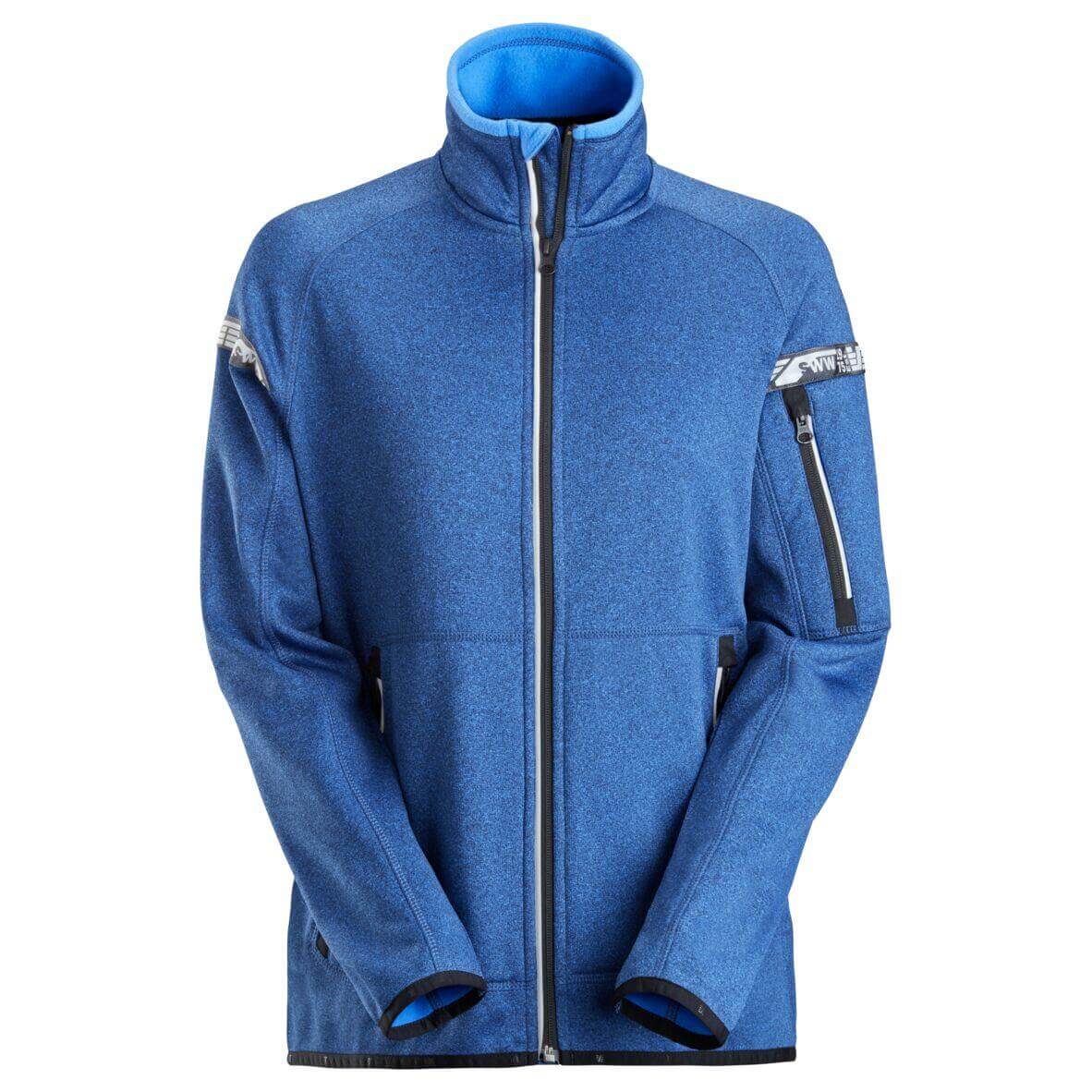 Snickers 8017 AllroundWork Womens 37.5 Slim Fit Fleece Jacket True Blue 3226789 #colour_true-blue