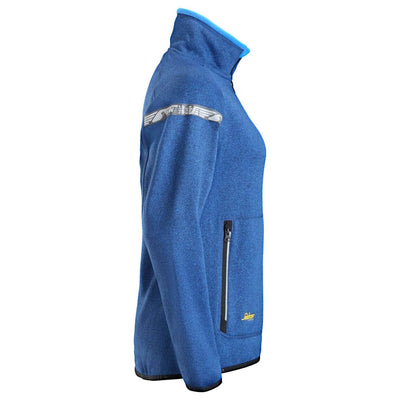 Snickers 8017 AllroundWork Womens 37.5 Slim Fit Fleece Jacket True Blue right3224354 #colour_true-blue