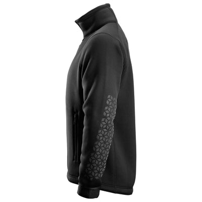 Snickers 8018 AllroundWork Inverted Pile Jacket Black left #colour_black