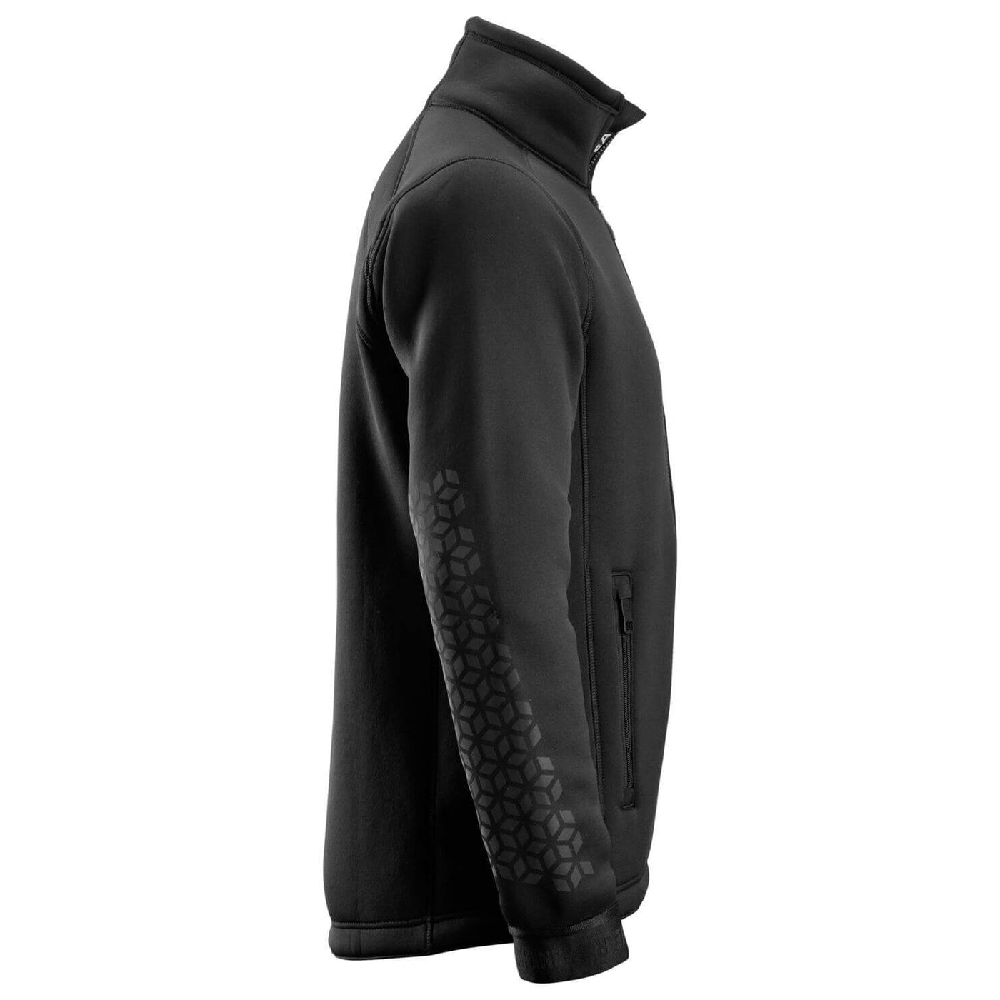 Snickers 8018 AllroundWork Inverted Pile Jacket Black right #colour_black