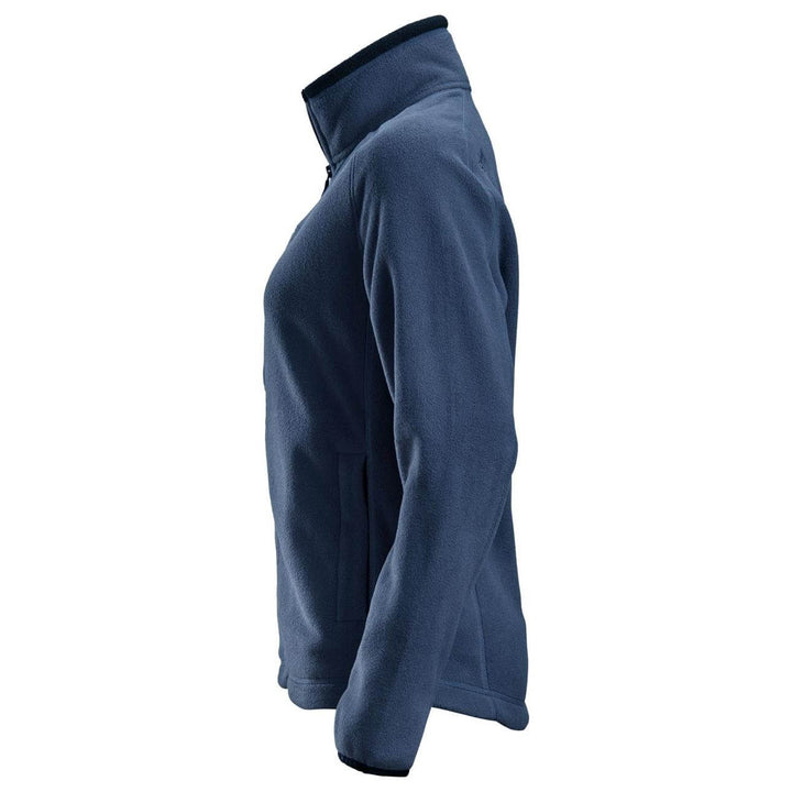 Snickers 8027 AllroundWork Polartec Womens Fleece Jacket Navy Black left #colour_navy-black