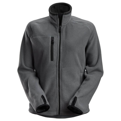 Snickers 8027 AllroundWork Polartec Womens Fleece Jacket Steel Grey Black Main #colour_steel-grey-black