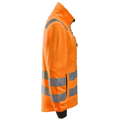 Snickers 8036 Hi Vis Class 2 3 Full Zip Jacket Hi Vis Orange right #colour_hi-vis-orange
