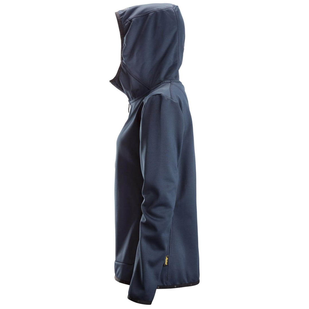 Snickers 8057 AllroundWork Womens Full Zip Hoodie Navy left #colour_navy